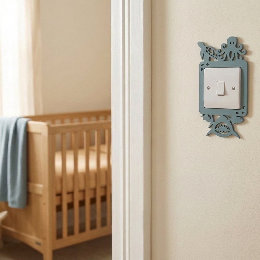 Acrylic light switch surrounds
