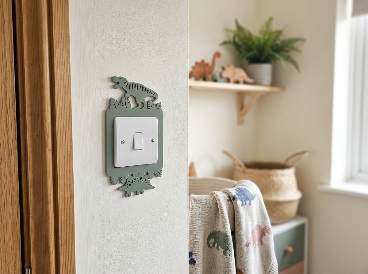 Acrylic light switch surrounds